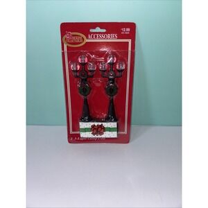 Dickens Vintage 1996 Collectibles Ornaments 2-3-Light Lamp Post NEW Rare NEW!